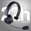 TECHZONE Diadema Bluetooth Monoaural Recargable con Micrófono y Cancelacion de
