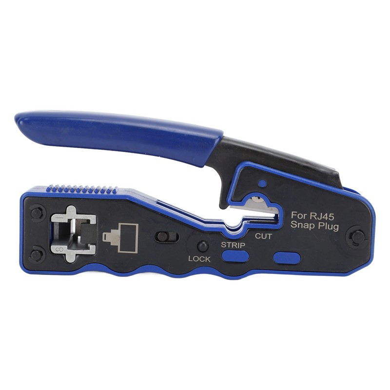 Pass Through Ethernet Crimper RJ45 CAT6 Through Hole Pass Through
