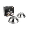 Moesta-BBQ 19249 BurgerCover Set of 2 Melting Bell for Cheeseburgers