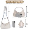 NCEDN Crescent Hobo Bag for Women – Linen Shoulder Bag