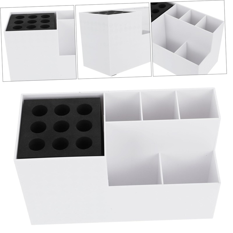 Baluue Hair Styling Tools Storage Box 10-Piece Scissors Holder for