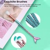 10pcs Mermaid Makeup Brush Set Women Cosmetic Brush Set Eyebrow