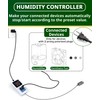 Humidifier Accessories Digital Humidity Controller for Grow Tent with Humidity