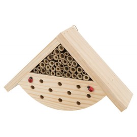 TRIXIE 1 x Pine Wood Hotel for Wild Bee/Wasp 25cm x 15cm x 6.5cm