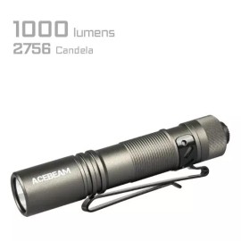 Acebeam Pokelit AA Grey Mini Rechargeable EDC Compact Flashlight 1000 Lumens