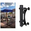VANROUG Parasol Holder Patio Umbrella Stand Mount Umbrella Stand Bench