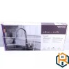 Allen Roth Tolland Stainless Steel Single Handle Pull-down Kitchen Faucet