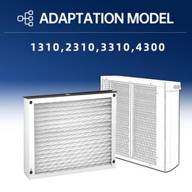 313 Replacement Air Filter 20x20x4 for Air Purifiers Model 1310 2310 3310 4300 Pleated HVAC AC Furnace Filter Pack of 2