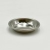 Sundiamond Stainless Steel Round Plate, Shallow Type, 1.6 inches (40