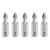 HARFINGTON 5pcs PZ1 Pozi Screwdriver Bit 1/4" Hex Shank 25mm/1"