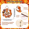 Fall Door Sign Autumn Front Wooden Wreath Hanging Thanksgiving Cartoon