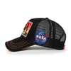ililily Premium NASA Mission Patch Embroidery Structured Baseball Cap, Black