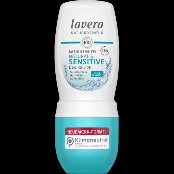 Lavera Basis Sensitiv Deodorant Roll On, 50ml