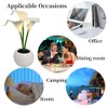 YUNBIAOSEN White Calla Lily Lamp LED Simulation Calla Lily Night