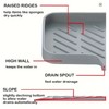 Silicone Sink Drain Tray for Kitchen & Bathroom – Draining