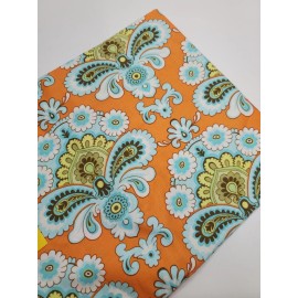 Amy Butler Fabric Belle French Wallpaper Orange Sew Quilt Craft FAT QUARTER NEW
