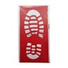 Santa Footprint Stencil – Reusable Plastic Template for Santa’s Boot