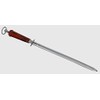 14" High Carbon Honing Steel With Red Handle -Diamond Grain