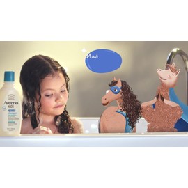 Aveeno Kids Curly Hair Conditioner, Tear Free Curl Hair Products, 12 fl. oz