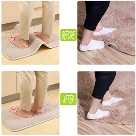 Anti Slip Mat Grippers, 4 x 4 inch Rug Pads Grippers, Stop Mat Slipping on Laminate Floor for Rug Vacuum Tech Grippers for Mat Carpet Grips (4 Pcs)