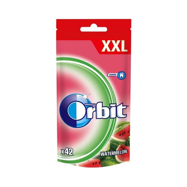 Wrigley's XXL Orbit Watermelon Flavour Chewing Gum Bag 6 x 58g x 42 counts