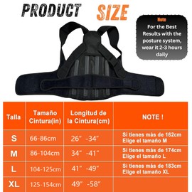 Corrector de Postura para Hombres y Mujeres，Corrector de Postura Ajustable,Soporte de Espalda Transpirable,Espalda Anti-Joroba y Alivio Del Dolor de Cuello，Corrector de Columna，Mejora La Postura de Hombres y Mujeres, se Puede Usar al Correr, Hacer Deport