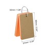 PATIKIL 3.5" x 2" Blank Flash Cards with Rings, 300