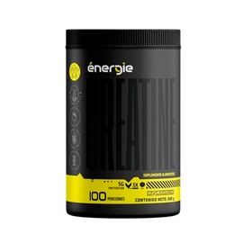 Creatina monohidratada micronizada en polvo ÉNERGIE - 500gr - 100 servicios - malla 200 - Sin Azucar - NON GMO - Vegana - Sin sabor                   