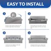 KEKUOU Stretch Loveseat Sofa Cover Slipcover,Couch Covers for 2 Cushion