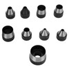 9 Sizes Hollow Punch Set Silent Labor Saving Lightweight Portable