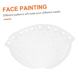 IWOWHERO 42pcs Face Painting Templates Stencils Stencil for Boys and Girls Face Paint Kits Reusable Makeup Drawing