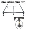 ELEPFEET 4PCS Heavy Duty Bed Frame Legs. Plastic Replacement Bed