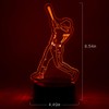 EXIGENT 3D LED Light Baseball Lamp Acrylic Illusion Night Flashing