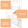 CroBlissful 8 Pack Remote Control Holder 2 Pcs Three Compartments