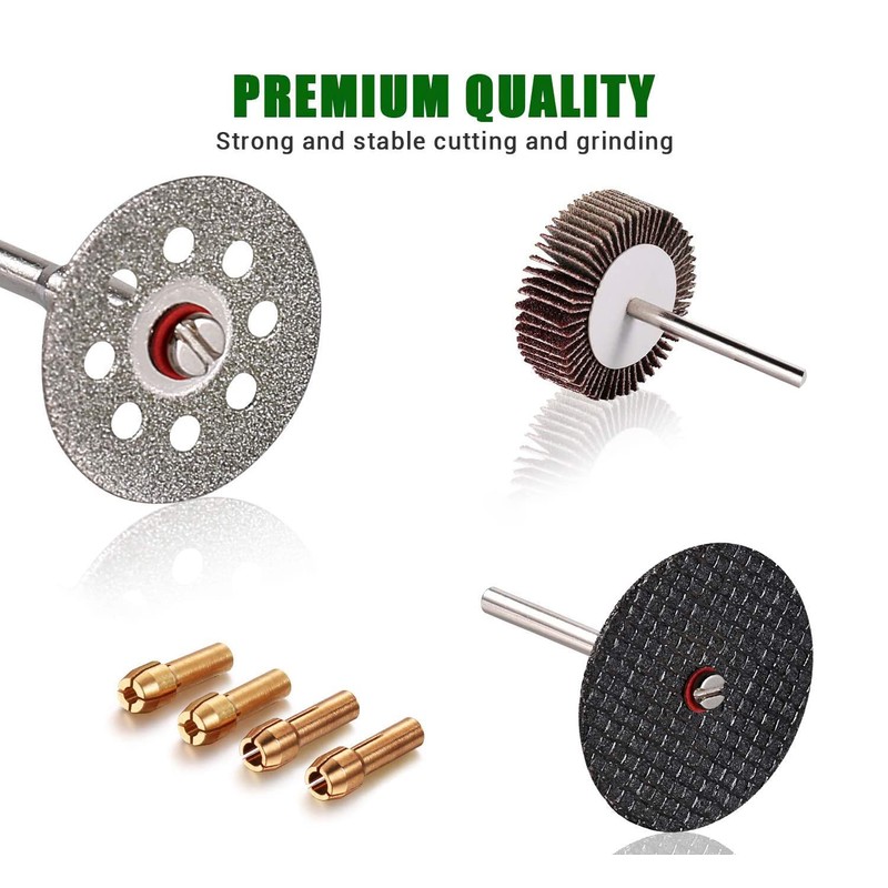 Werktough Rotary Tool Accessories Maxi Kit 372pcs All Round Versatile