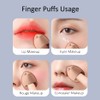 QUUPY Pack of 10 Finger Sponges Mini Powder Puff Beauty