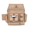 Zeluga 20-169 6 Pocket Leather Electrician Tool Pouch, Natural