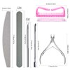 KAZIPOP Nail Care Kit 6Pcs Manicure Tools Kit with Nail