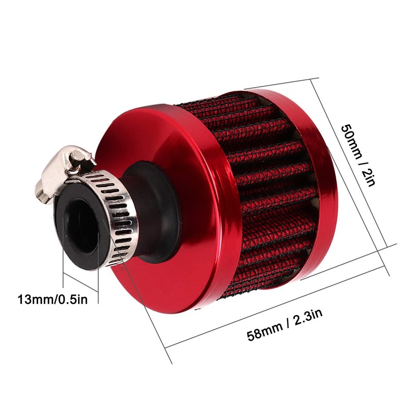 Car Air Filter, 13 mm 0.5 Inch Filter Air Filter