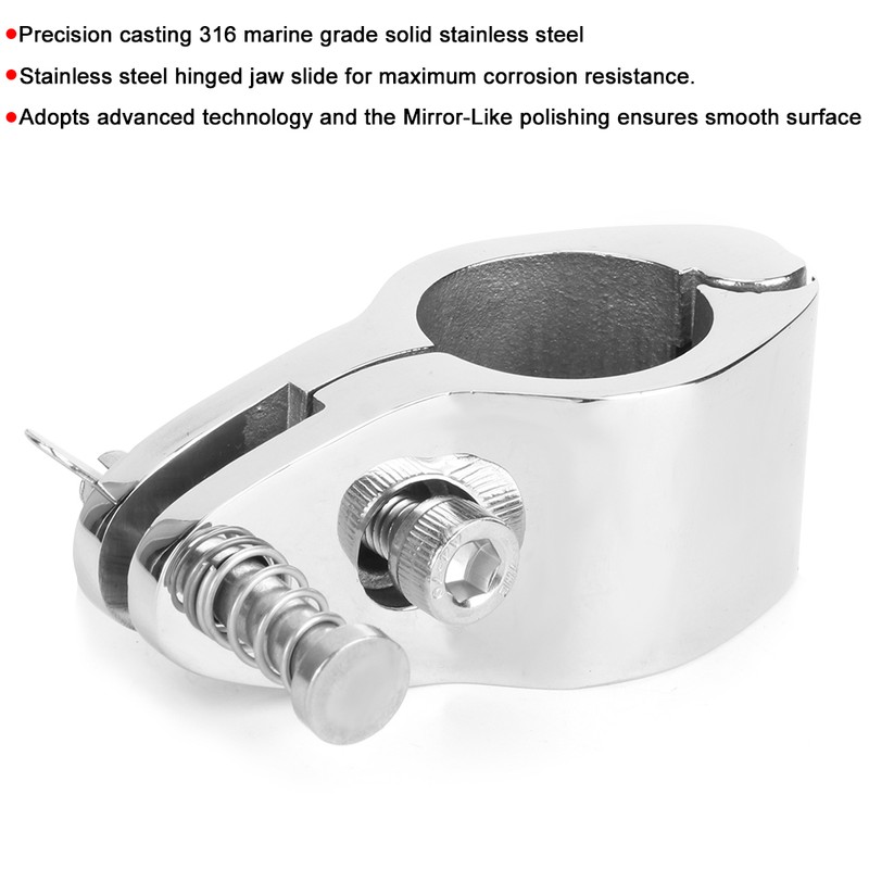 2pcs Top Hinged Jaw Slide Boat Pin &amp; Cam Clamp