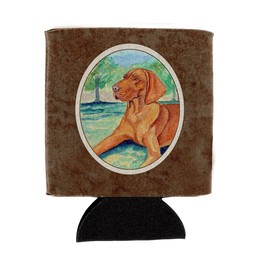 Caroline's Treasures 7264CC Vizsla Can or Bottle Hugger Cooler Washable Drink Sleeve Collapsible Beverage Insulated Holder, Can Hugger, Multicolor