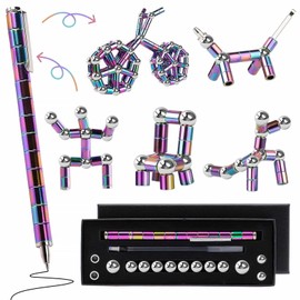 YYMHMF Fidget Pen Gifts For Teenage Girls - Magnetic Pen Cool Gadgets Teen Boys Gift Ideas - Magnet Pen Cool Things For Adults Kids Teens - Best Gift For 10 11 12 13 14 15 Year Old Boy - Novelty Toy For 8-12