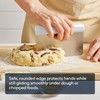 Misen Stainless Steel Bench Scraper - Versatile Food Scraper with