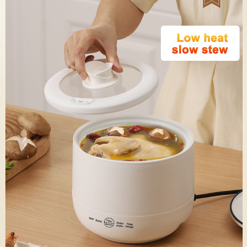 1.8L Mini Rice Cooker Dormitory Electric Hot Pot Cook Rice