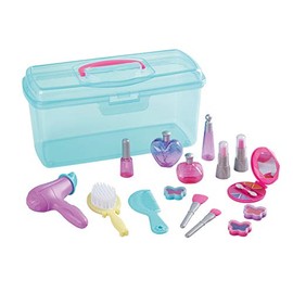 PlayGo Kids Makeup Toys, Makeup Set, Girl, Princess, Pink Birthday Gift, Safe Non-Toxic Age 3 Year & up (16 Pieces)