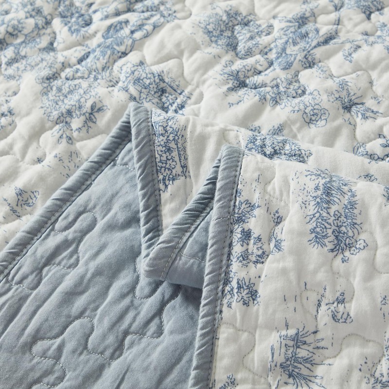 Brandream Quilted Pillow Shams Set of 2 King Size Cotton