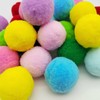 Aczyqws 10 Pack 4cm Red Pom Poms Craft Fluffy Fuzzy