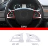 Carworld66 For Jaguar XF 2012-2015 Steering Wheel Button Trim Frame