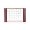 Dacasso Leather Desk Calendar pad, 25.5 x 17.25, Mocha, P3040