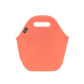 B&H Insulated Neoprene Lunch Tote Bags - Reusable, Durable, Machine Washable (Coral)